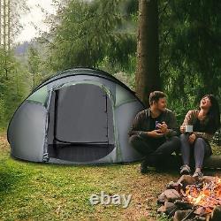 4/5 Person Lightweight Pop-up Camping Tente Grey Waterproof Famille Outdoor