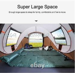 4-6 Person Pop Up Tente Waterproof Camping Tente Randonnée En Plein Air Avec Tente À Vélo