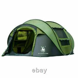 4person Automatic Pop Up Tent Waterproof Large Family Tent Camping/travel/hiking