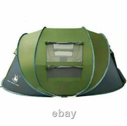 4person Automatic Pop Up Tent Waterproof Large Family Tent Camping/travel/hiking