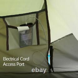 5 Personnes Pop Up Tent Double Layer Camping Festival Shelter De Randonnée Tente Familiale
