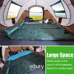 8-10 Homme Camping Tente Waterproof Groupe Familial Randonnée En Plein Air Tunnel De Pêche Roo