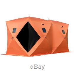8 Grandes Waterproof Personne Pêche Portable Nuit Tente Refuges Camping Randonnée