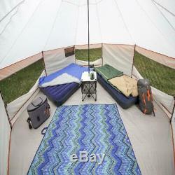 8 Personne Yourte Tente Grande Ozark Trail Famille Randonnée Camping En Plein Air Installation Rapide
