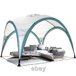 Abri de jardin en gazebo avec ombre, grande couverture pour camping, tente de fête, couverture pop-up.