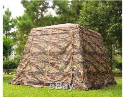 Armée De Camouflage Chasse Militaire Camping Famille Grande Tente De Survie 8 Personnes