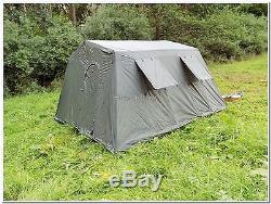 Armée Militaire Extérieure Large Basecamp Tente Shelter 6 Person Olive Factory Nouveau