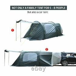 Auvent De Voiture Sun Shelter Tente Étanche 5-8 Personnes Outdoor Anti-uv Camping Tente