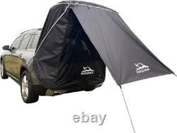 Auvent de camping pour SUV avec écran, imperméable 3000 MM, ombre de hayon de voiture
