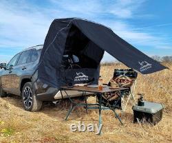 Auvent de camping pour SUV avec écran, imperméable 3000 MM, ombre de hayon de voiture