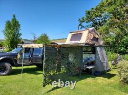 Auvent escamotable grand format 4x4 avec pièce détachable