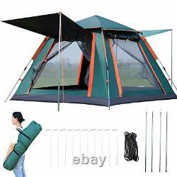 Aystkniet Tente De Camping Automatique Instantanée Pour 3 À 5 Personnes, Tente Pop-up
