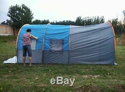 Big Party Tente Voyage 10 Personne Grand Tunnel Famille Camping 1 Hal 2 Chambre Extérieure