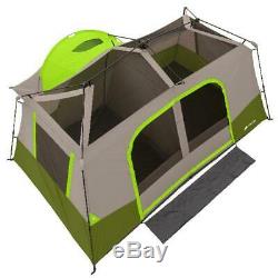 Cabine Instantanée 11 Personne Tente De Camping 14' X 14' Randonnée En Plein Air Talonnage Nouveau