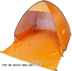 Camping Beach Shelter Avec Résistance Uv 50+ Idéal Pour Le Jardin De Plage Et La Pêche