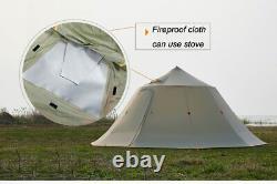 Camping De Plein Air Grand Espace Activité De L'équipe Tente De Pyramide Ultra-légère Pour 10 Personnes