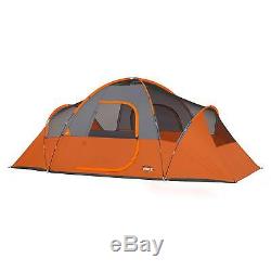 Camping Dome Tente Prolongée Chalet Abri Portable Pour 9 Personne Randonnée En Plein Air