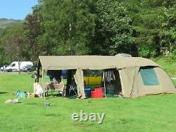 Campmor Safari Bush Combo Senior Canvas Tent Avec Extension Auvent