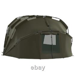 Carp Pêche Bivvy Tent Shelter 2-3 Homme Pêche Bivvy Feuille De Sol Pegs Camping