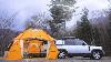 Cinq Étoiles Tent Maximal Camping Dans La Pluie D'hiver Land Rover Defender