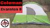 Coleman Evanston 8 Personne Tente Familial Voiture Camping Tente Extérieure Surthrival