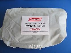 Coleman Event Shelter Canopy Uniquement(remplacement) 3,65m /12ft, Brand New! Pas De Poles