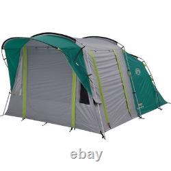 Coleman Oak Canyon 4 Tente tunnel familiale pour 4 personnes, chambre Blackout vert/gris