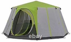 Coleman Tente Octagon, 6 À 8 Man Festival Dome Tent, Waterproof Family Camping