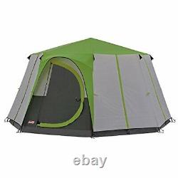 Coleman Tente Octagon, 6 À 8 Man Festival Dome Tent, Waterproof Family Camping