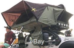 Combinaison Tente + Remorque De Camping Aérodynamique Toit Rigide Shell- Ax4 Large Xtent