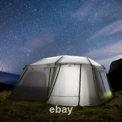 Core 10 Person Lighted Instant Cabin Tente Meilleure Tente De Cabine Extérieure New