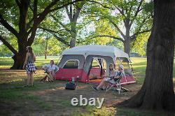 Core Instant Cabin 14 X 9 Foot 9 Person Cabin Tent With 60 Second Assembly, Rouge