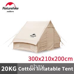 Cotton Inflatable Camping Tent 4 Personne Outdoor Family Light Luxury Grand Espace