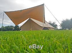 Couverture D'auvent D'auvent De Tente De Bell De Toile De Grand De 4x2 Mètres Pour Des Tentes De Bell