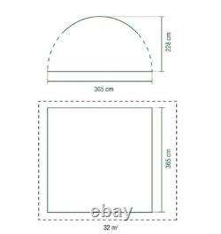 Dôme d'événement Coleman L 3,65 m avec 4 murs de protection Gazebo Abri de jardin 2000025127