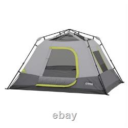 Ensemble de matériel de camping CORE 4 pièces pour 4 personnes : tente avec chaises, table et sac.
