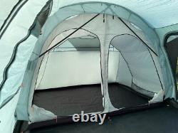 Ensemble de tente tunnel Vango Tigris 800 pour 8 personnes avec véritable empreinte et tapis.