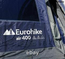 Eurohike Air 400 Quick Assembly Weatherproof 4-person Tent Used For One Night