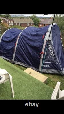Eurohike Air 400 tente tunnel gonflable pour 4 personnes, 2 fenêtres, bleu/gris