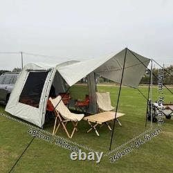 Extension de tente arrière imperméable pour coffre de voiture spacieux SUV abri de camping UF