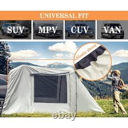 Extension de tente arrière pour coffre de voiture spacieux, abri de camping étanche pour SUV UF