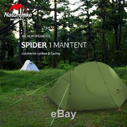 Extérieur Simple Ultraléger Tente Double Couche Tente Professionnelle Camping Sauvage 20d