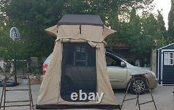 Extra Large Tente Toit 4 Man Avec Superbe Grande Échelle Awning Complète Tout Neuf