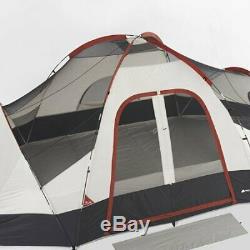Famille Multi Chambre Tente De Camping 8 Personne Couverture Imperméable Extérieure Pluie Pare-soleil