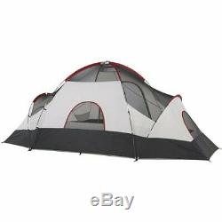 Famille Multi Chambre Tente De Camping 8 Personne Couverture Imperméable Extérieure Pluie Pare-soleil