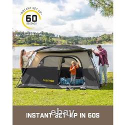 FanttikOutdoor Zeta C6 Pro Max tente de camping 6 personnes, installation en 60 secondes, coupe-vent