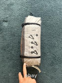 Forclaz 900 tente ultralégère 1,6 kg 1 personne 2 saisons simple paroi 2000 mm grise