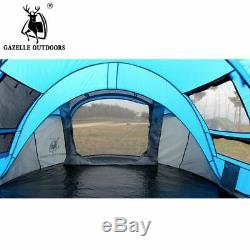 Gazelle Camping Tente Outdoors Grand Espace 3-4 Personnes