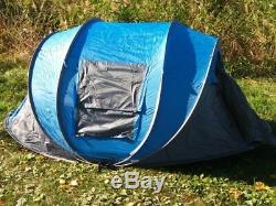 Gazelle Camping Tente Outdoors Grand Espace 3-4 Personnes