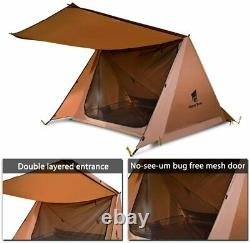Geertop Tente D'emballage À Dos, Abri Anti-brouillard Ultra-léger 2 Tente Pour Hommes, Étanche